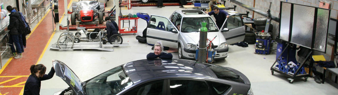 Motor Vehicle Courses at Reaseheath College, Cheshire