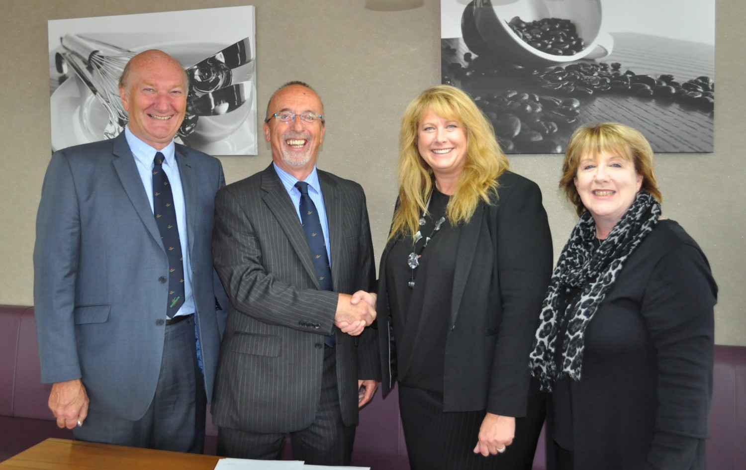 Richard Ratcliffe, Meredydd David, NSC Principal Jackie Doodson, Chair ...