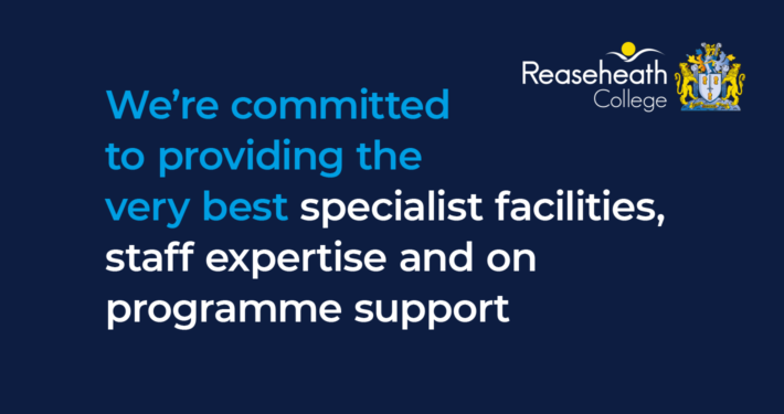 We're committed to providing the very best specialist facilities, staff expertise and on programme support