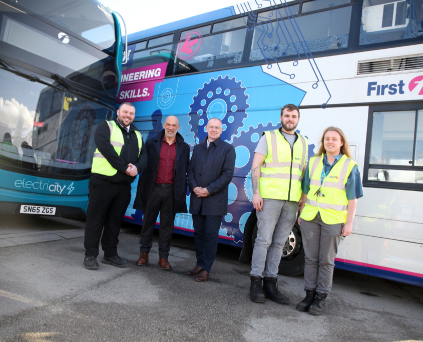 First Bus celebrates National Apprenticeship Week with a visit to ...