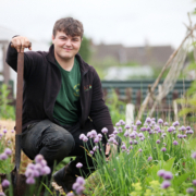 Reaseheath student Harry Dean Over Allotments