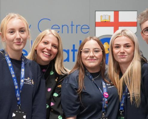 The Hits Radio's Breakfast Show presenters Eliot and Matilda met with Reaseheath student listeners at Freshers' Fair.