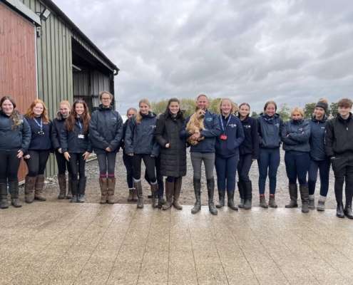 Team Owen Eventing for their Yard Visit and Demonstration - supporting Reaseheath College Equine students equitation and stable management knowledge!